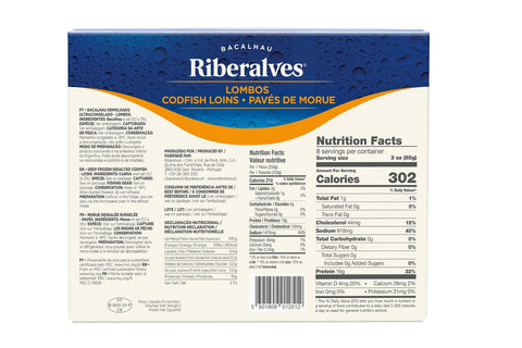 Cod Fish (Bacalhau) Loin 550g - Riberalves
