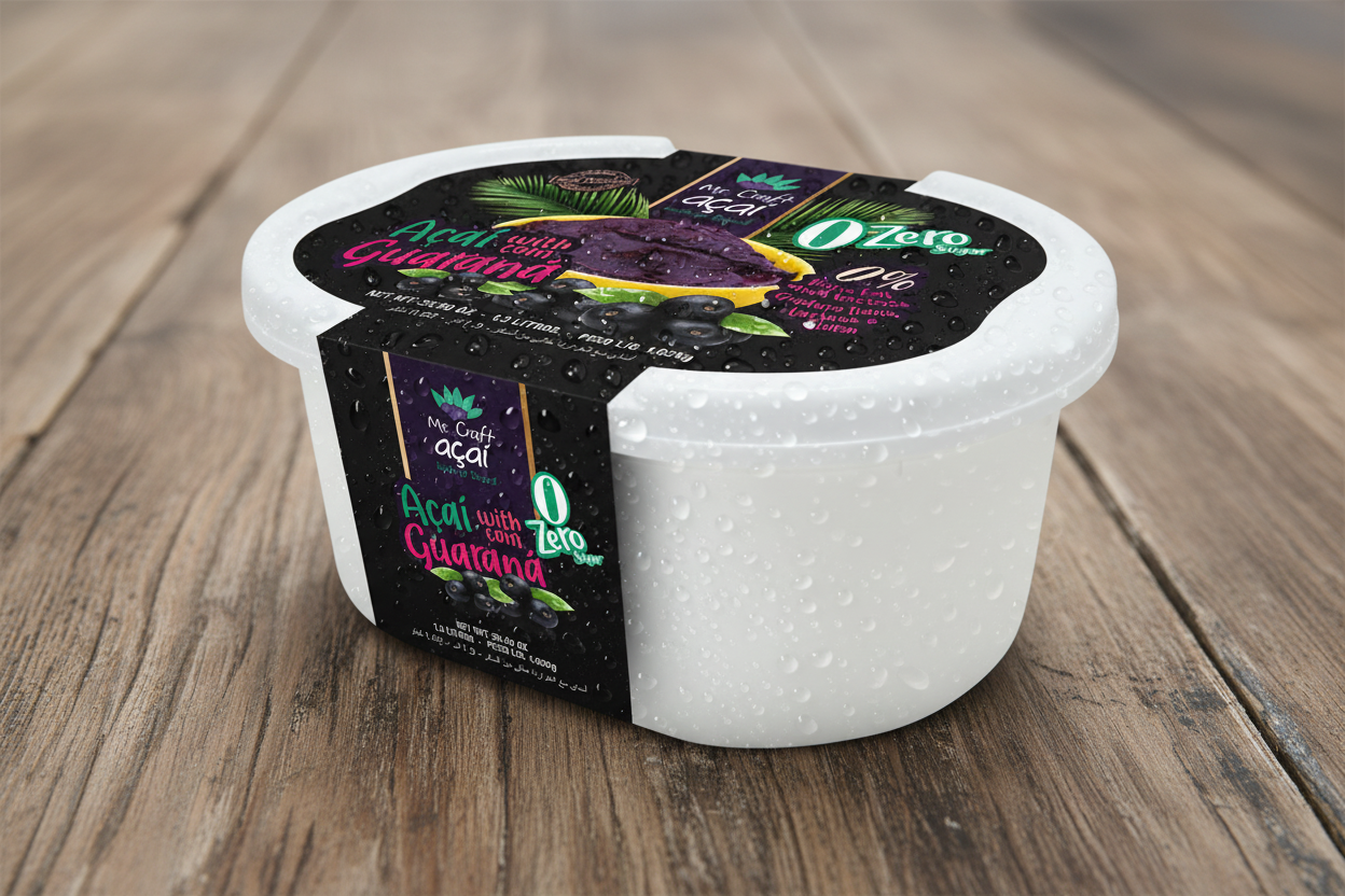 Frozen Acai With Guarana Zero Sugar 1.2L - Mr. Craft – nativo.ae