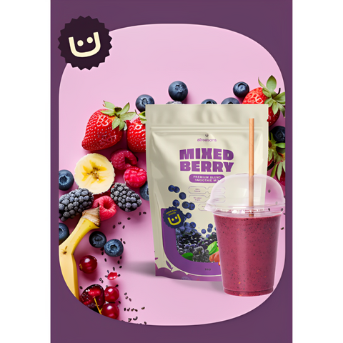 Allreasons Mixed Berry Smoothie Powder 1Kg | No added Sugar