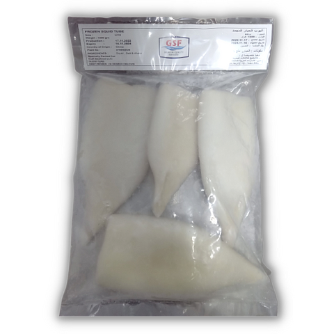 Frozen Squid Tubes 1kg - GSF