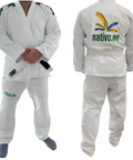 Brazilian Jiu-Jitsu Kimonos Size A2 - White color Adult (Belt not included) - Nativo.ae