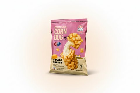 Frozen Crispy Potato Cheese Corndog 300g Good Seoul
