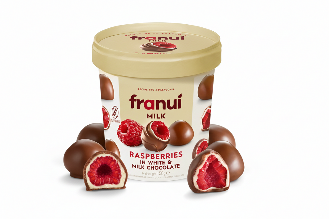 Frozen Raspberries White And Milk Chocolate 150g - Franui – Nativo