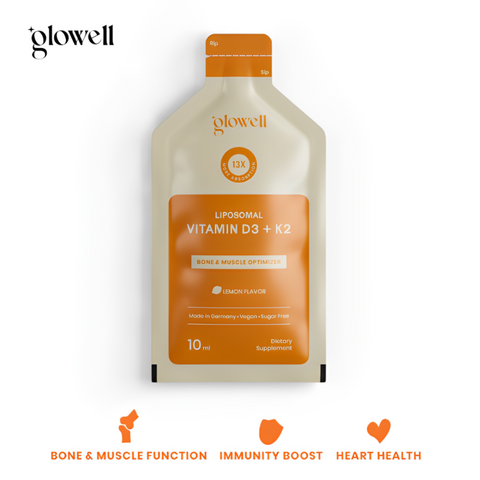 Lipsomal Vitamin D3+ K2 10ml - Glowell