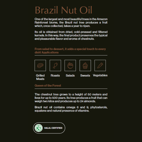 Brazil Nut Oil 2x200ml (1+1) Arboreto