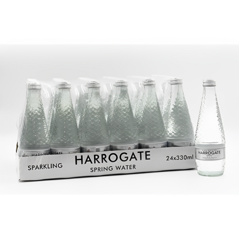 Harrogate Sparkling Spring Water Glass Bottle 24x330ml