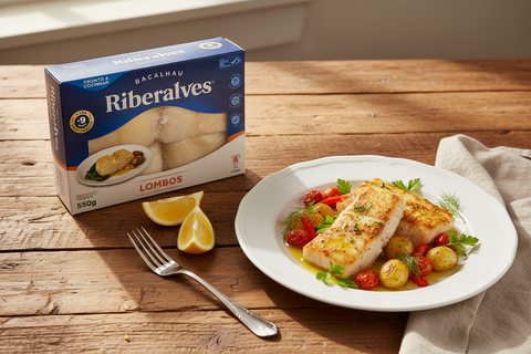Cod Fish (Bacalhau) Loin 550g - Riberalves