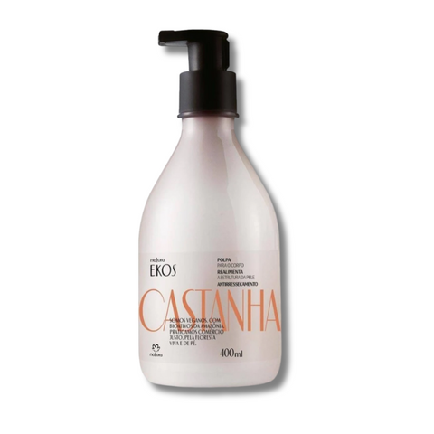 EKOS Body Moisturizer Brazil Nuts 400ML - Creme Corporal Castanha - Natura - moisturizes the skin for intense hydration