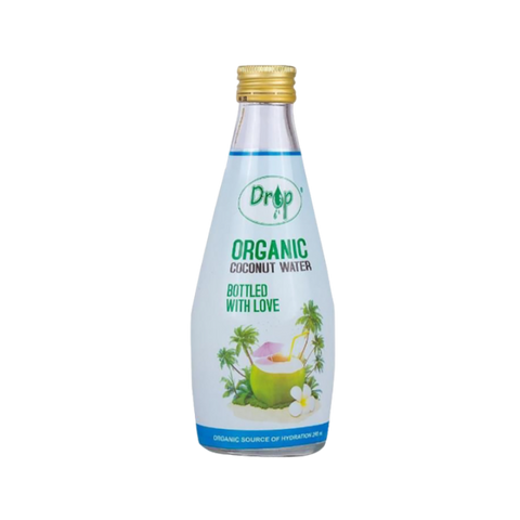 100% Organic Coconut Water 290ml - DROP  (Água de Coco)