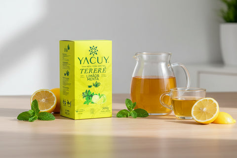 Erva Mate Terere Lemon and Mint 500g - Yacuy
