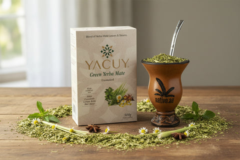 Erva Mate Mixed Herbs (Green Yerba Mate) 500g - Yacuy