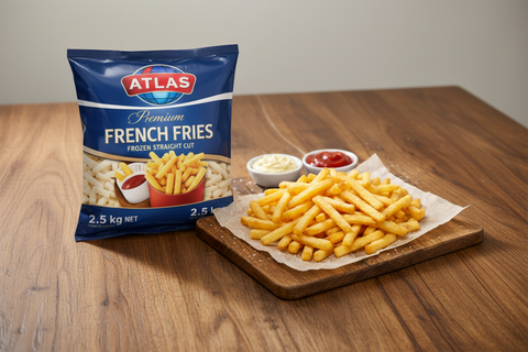 Frozen French Fries Coated 7x7mm 2.5Kg - Atlas