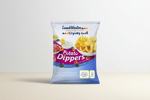 Frozen Potato Dippers 2.5kg - Lamb Weston