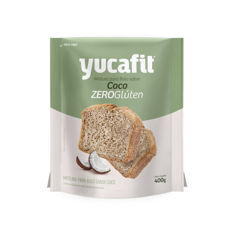 Cake Mix Coconut - Zero Gluten/No Lactose 400gr (Bolo de Coco)