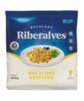 A pack of Shredded Cod Fish (Bacalhau Desfiado) weighing 400g by Riberalves