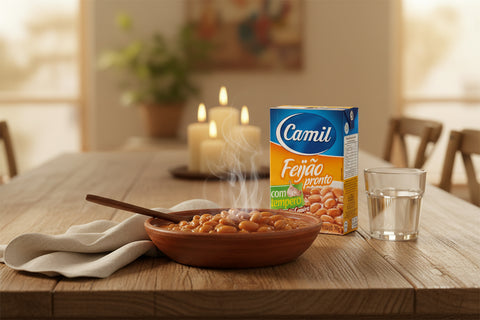 Seasoned Carioca Beans Ready to Eat 380g - Camil