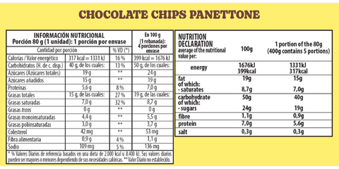 Panettone Mini Chocolate (Chocottone) 80g  - Bauducco