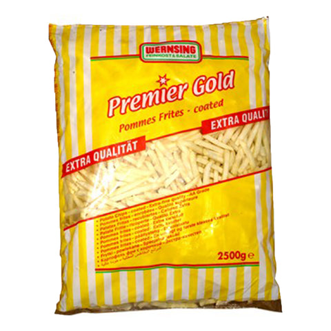 Frozen French Fries 7mm Coated 2.5kg-Premier Gold