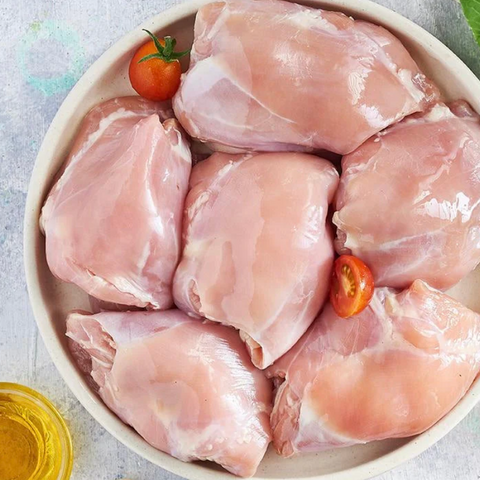 Frozen Chicken Boneless Legs Skinless 500g