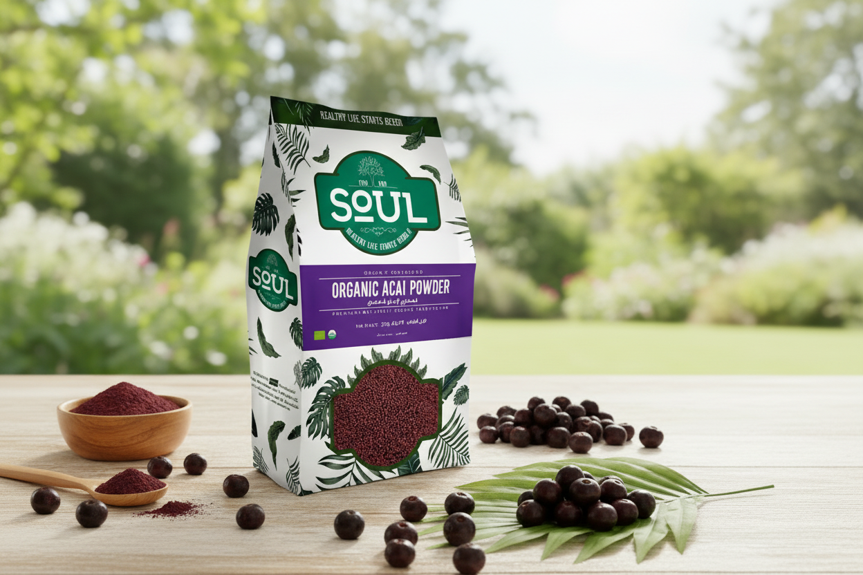 Organic Acai Powder Superfoods 250g Soul – nativo.ae