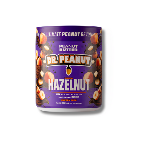 Peanut Butter Hazelnut 600g Dr. Peanut - No Added Sugar | Lactose free | Gluten free