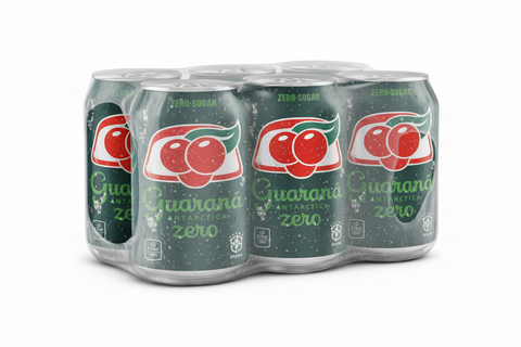 Guarana Zero Soft Drink 6x330ml - Antarctica