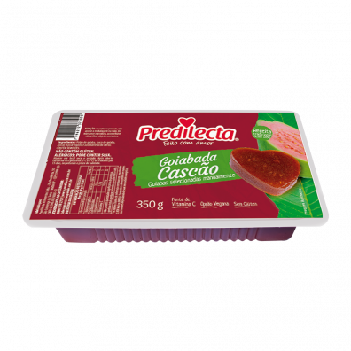 A Pack of Guava Past or Goiabada Cascao by Predilecta weighing 350g