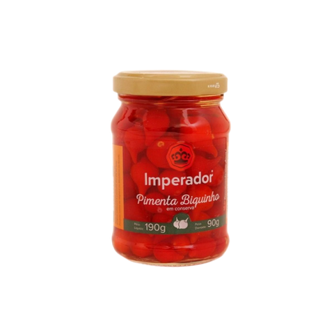 A Jar of Biquinho Pepper or Pimenta Biquinho  weighing 90g by Imperador