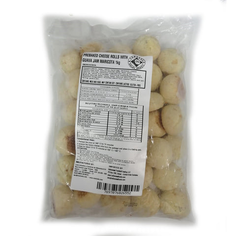 Pre-baked Cheese Rolls With Guava Jam 1kg - Maricota