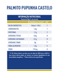 The Nutritional information per 50g for the 300g Jar of Whole Pupunha Palm Heart (Palmito Pupunha Inteiro)  by Castelo